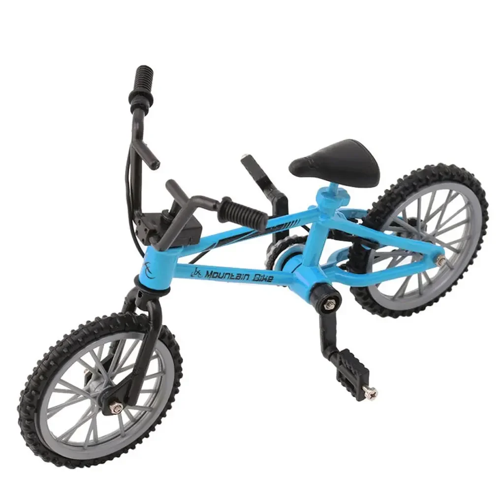 Creative Mini Finger Bike Alloy Assembly จักรยานของเล่น Fingerboard จักรยานจําลองของเล่น Mini จักรยานแบบพกพาสําหรับของขวัญเด็ก