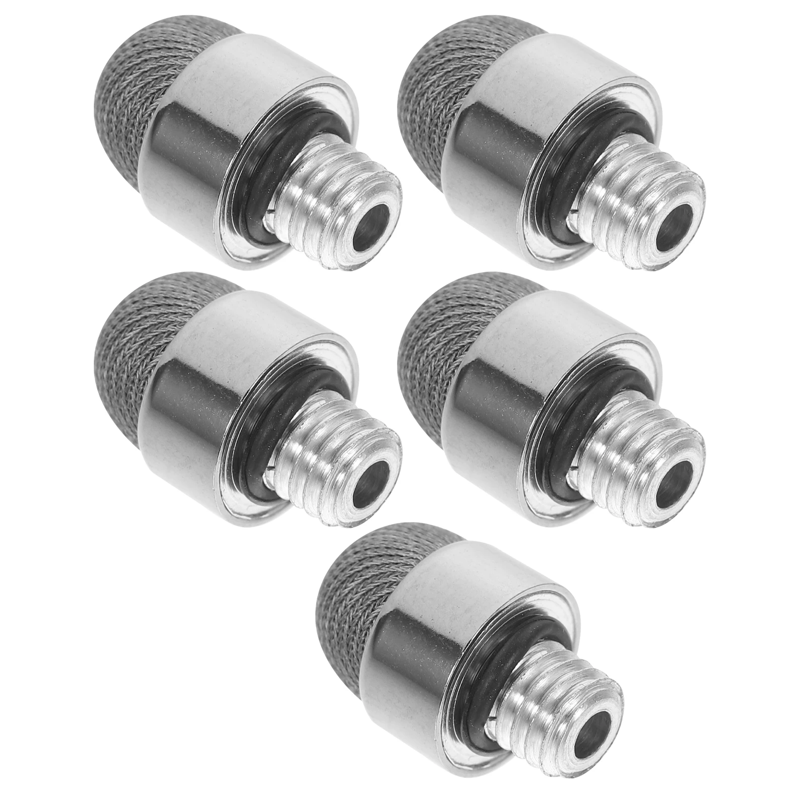 5 peças ponta de caneta de pano condutor touchscreen stylus substituição 7mm pontas capacitivas m5 rosca externa resistente ao desgaste para design