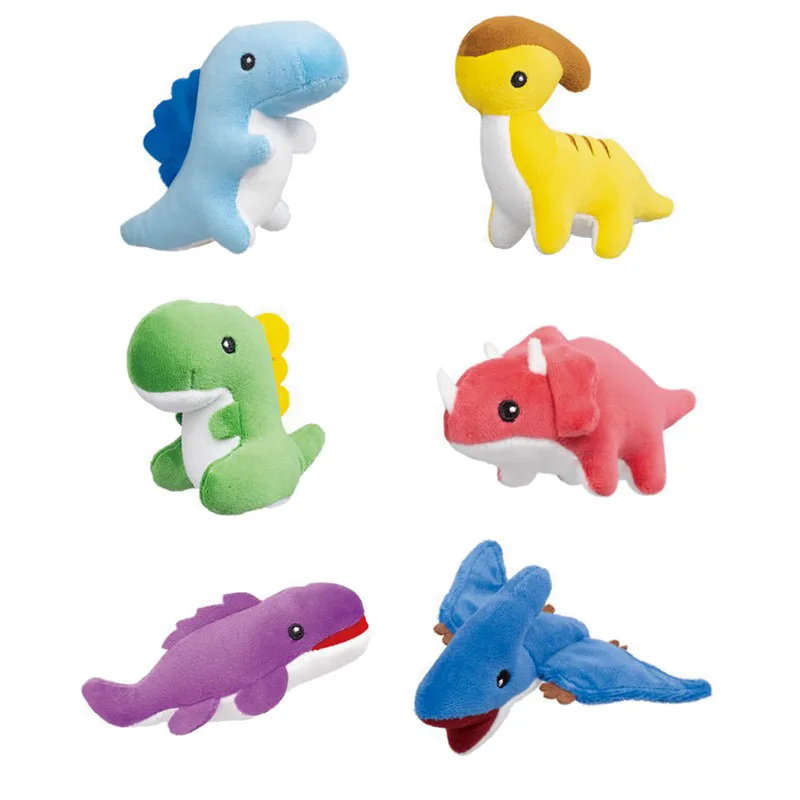 Japanese Genuine Gacha Scale Model Mini Plush Dinosaur Doll Pendant Pterosaur Mosasaur Spinosaurus Action Figure Toys