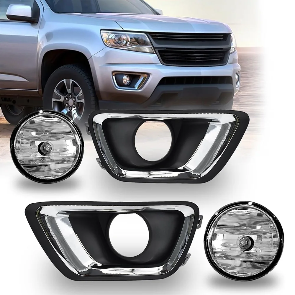 

Halogen Fog Lights for Chevy Colorado 2015 2016 2017 2018 2019 with H16 12V 19W Driving Fog Lamp Assembly