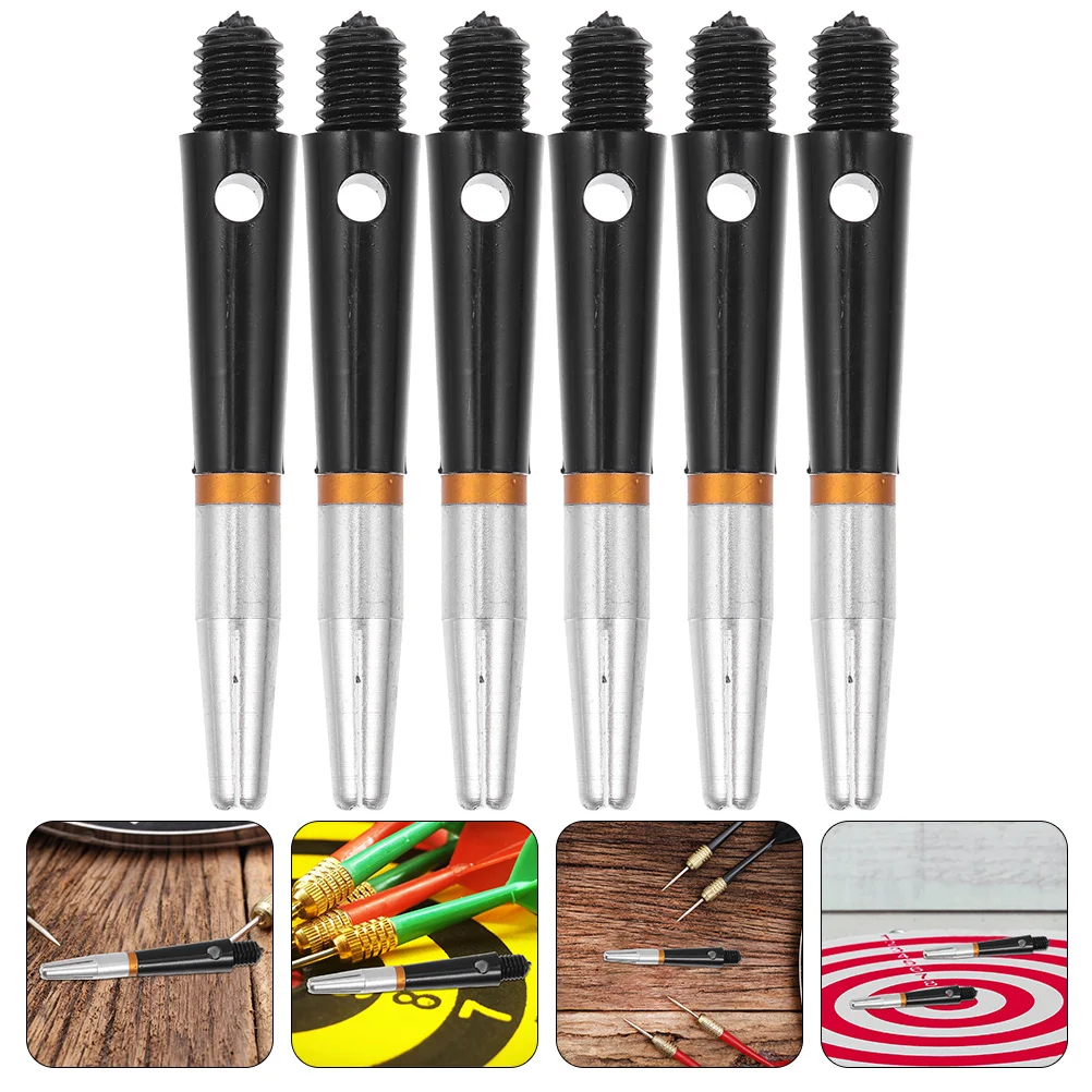 

6 Pcs Shaft Dartboards Professional Parts Replacement Stems Shafts Aluminum Toddler Convenient Rods