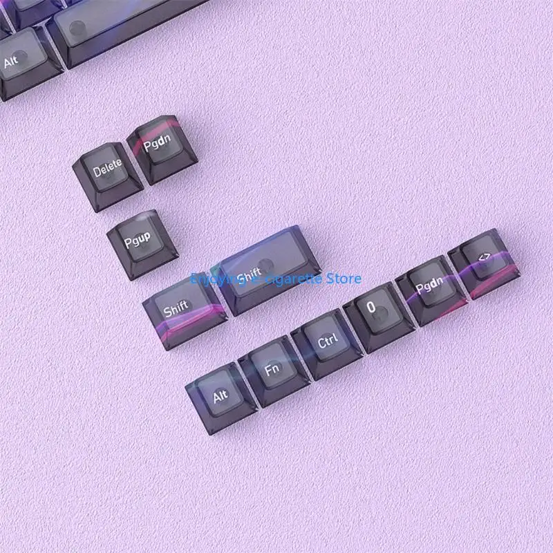 Premium Original Profile Clear Keycaps Set For Customizable Mechanical Keyboards for 115Keys Multiple Color Y4QF