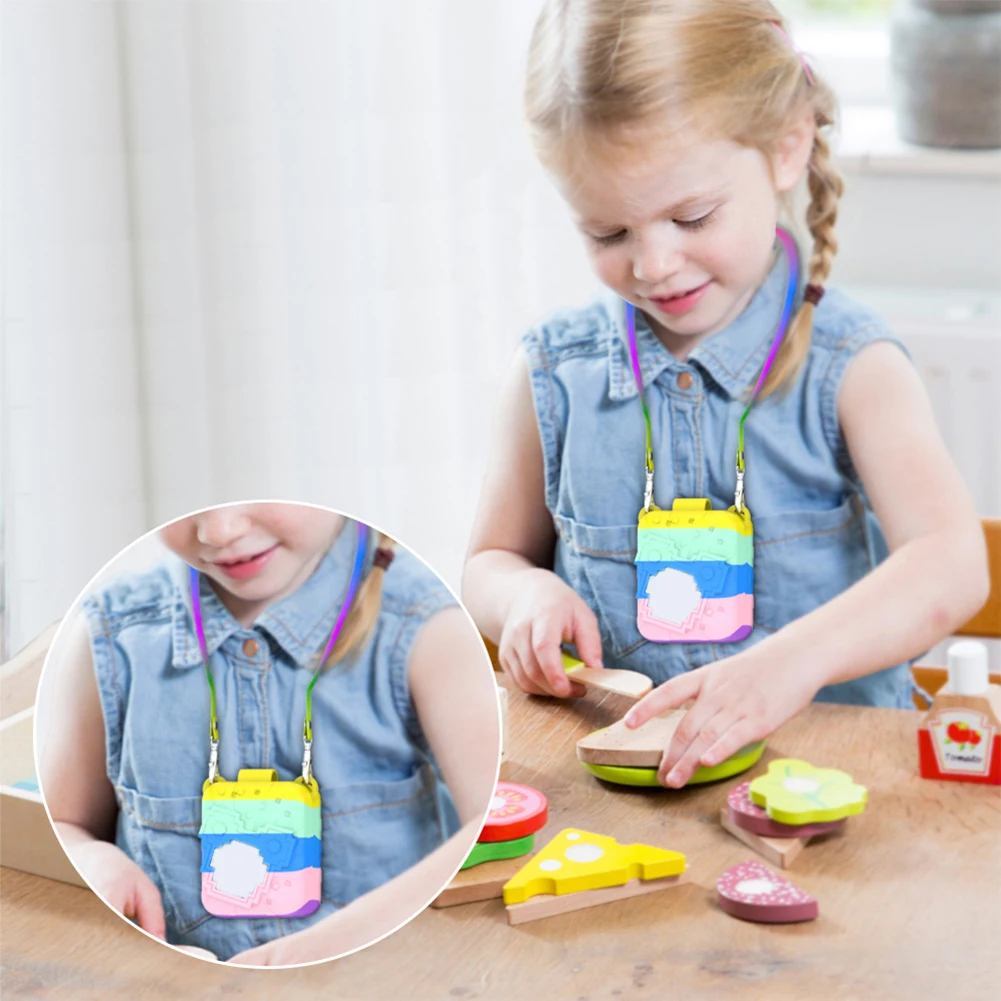 

Силиконовый чехол с ремешком Силиконовый защитный чехол Защитный чехол Защитный держатель Кожа для Bitzee Dis Ney Interactive