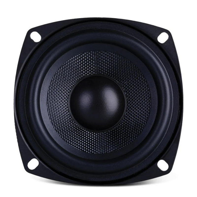 SOTAMIA 1pcs 3 Inch Square / Round HIFI Full Range Speaker 4 Ohm 30W Glass Fiber Basin Advertising Machine Multimedia Speaker