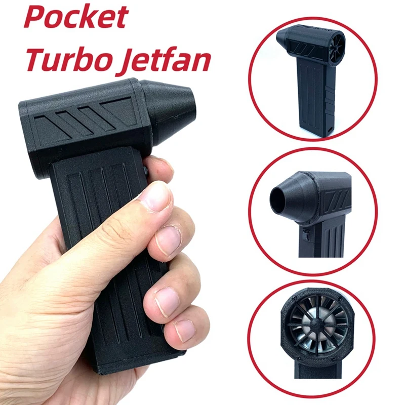 Mini Turbo Jet Fan Turbo Violent Fan 110000RPM Powerful Blower With High Speed Duct Fan Air Blower Portable Spare Parts