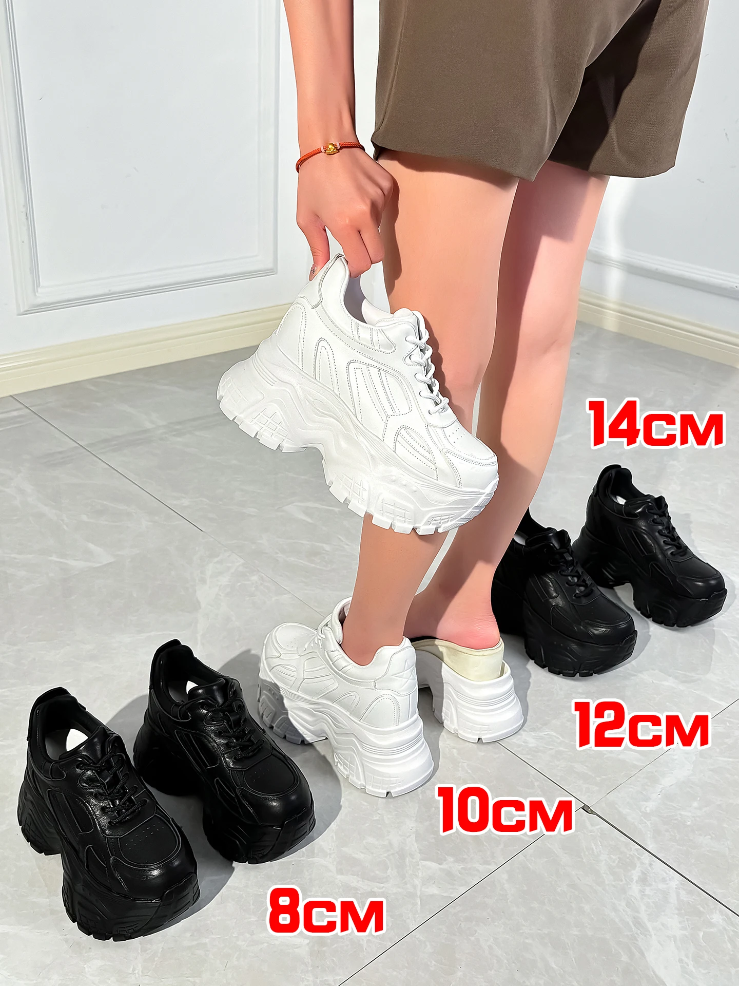 8-14Cm Women Chunky… - image