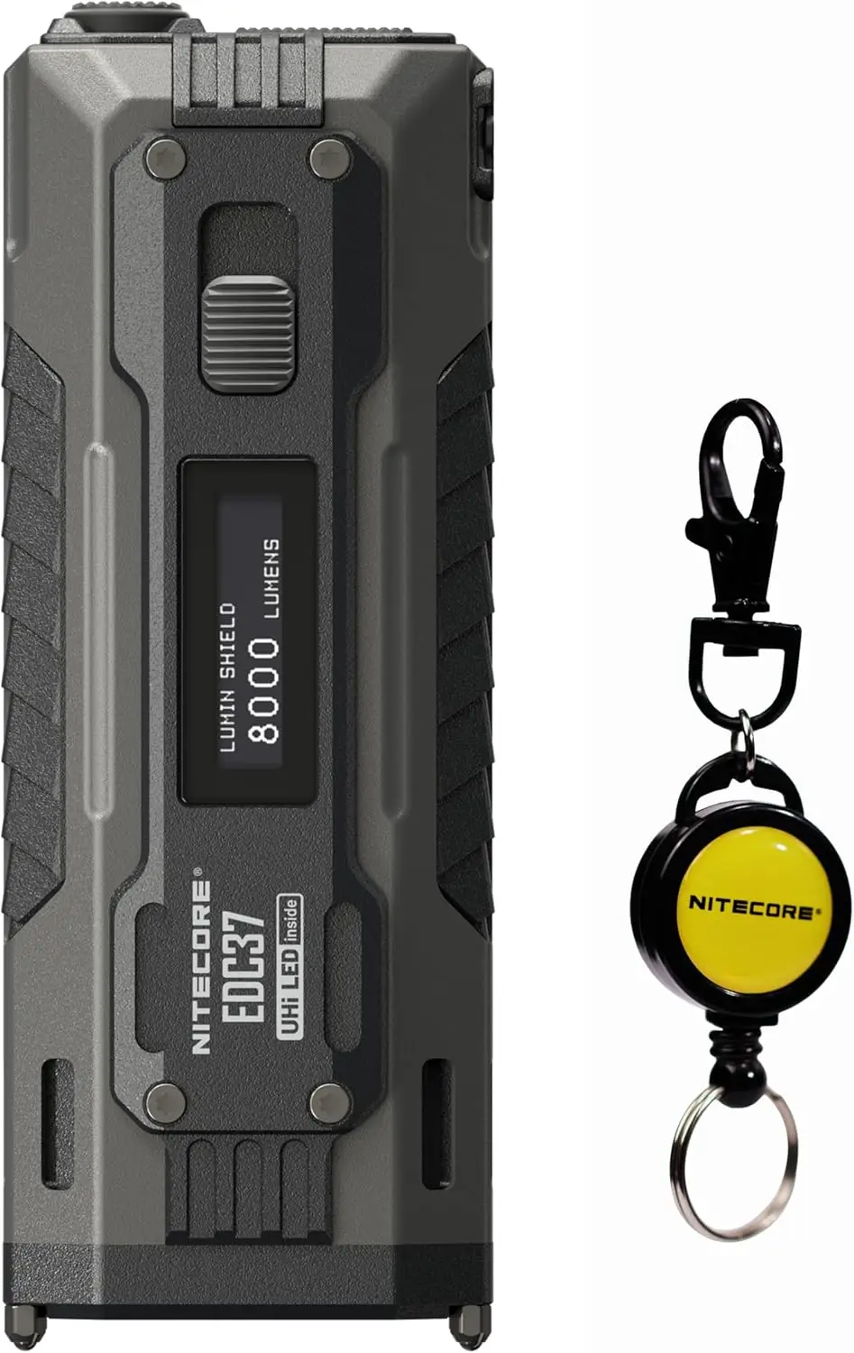 

Тактический EDC-фонарь 8000 люмен с выдвижным брелоком, ультраяркий портативный светильник для использования на улице и в экстренных случаях
