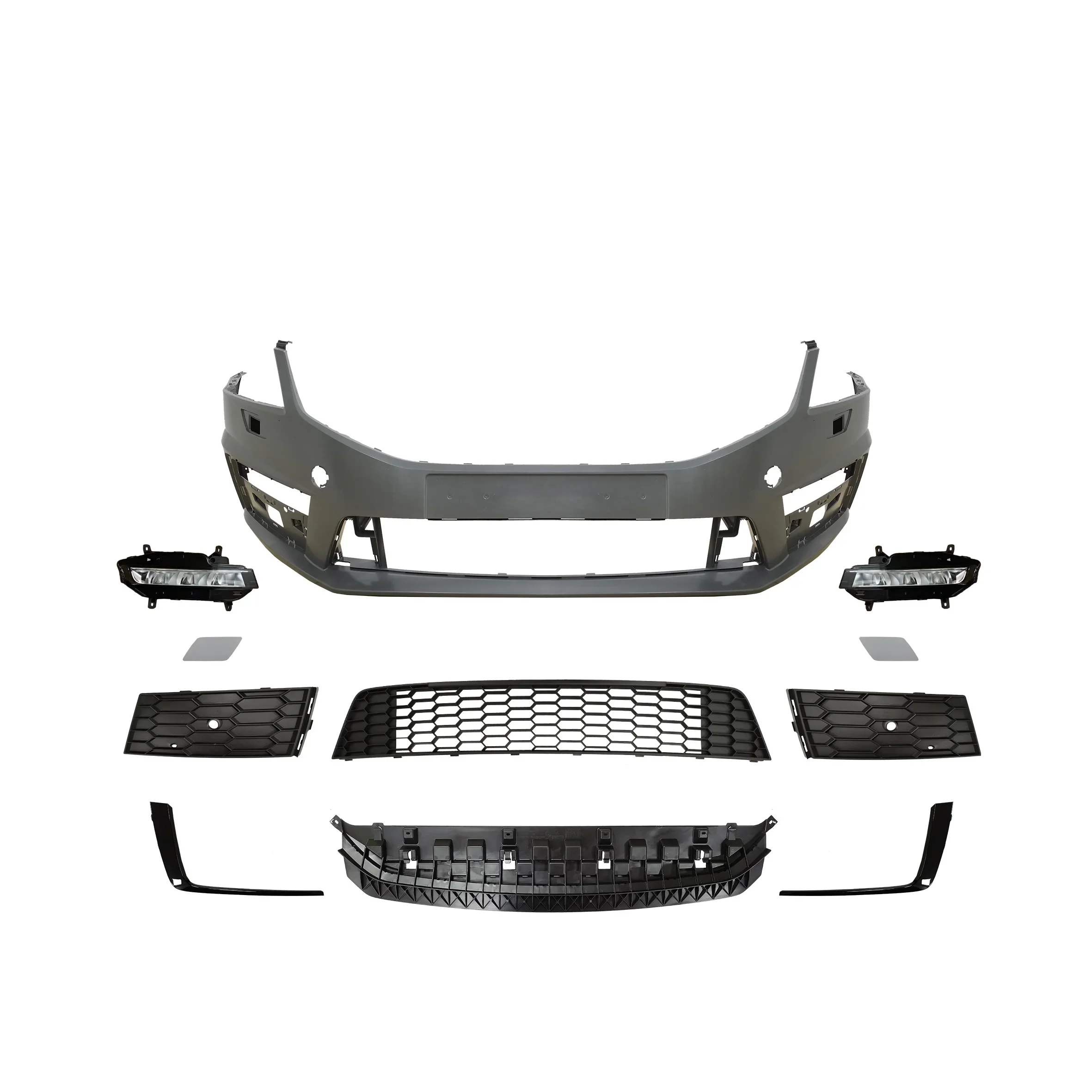 

For SKODA OCTAVIA FRONT BUMPER BODY KIT 2017-2019 UPGRADE TO RS custom