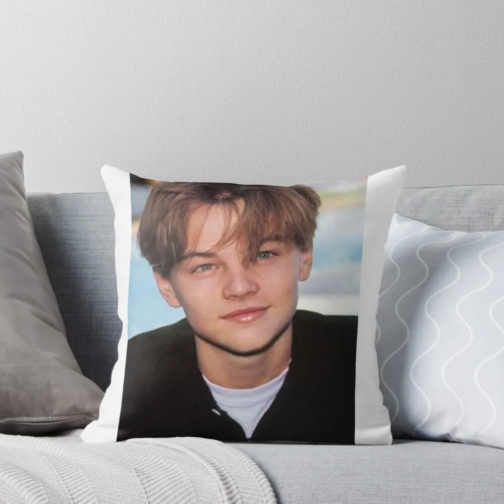 younge leo dicaprio Throw Pillow Decorative Cushions Pillow Decor pillow