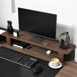 Wooden Monitor Stand,Display Mount for PC Screen and TV