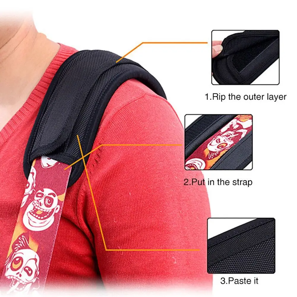 Laptop Bag Shoulder Pads Replacement Briefcase Padded Shoulder Pad Bag Strap Pad Carry Camera Backpack Rucksack Guitar