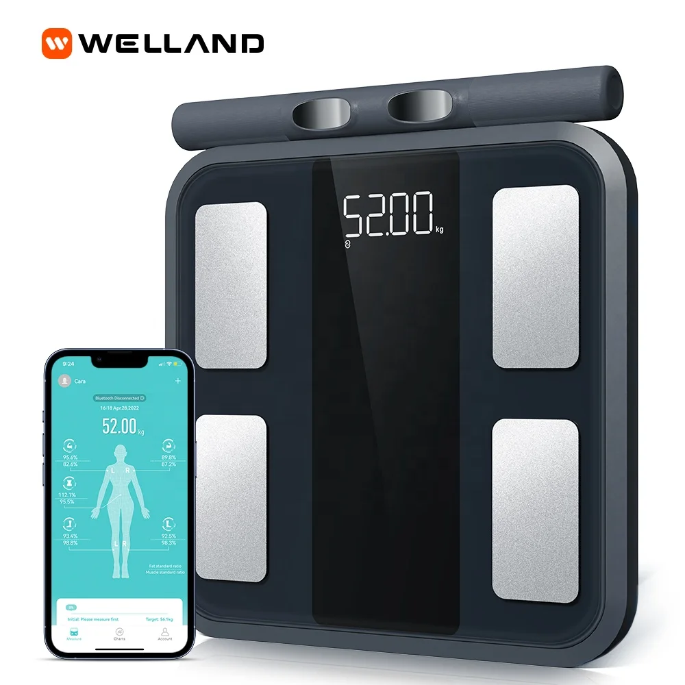 

Welland Smart Scale BMI App Body Analysis Report Print Digital Fat Heart Rate Accurate Certifiable Bodi Electronic Scale