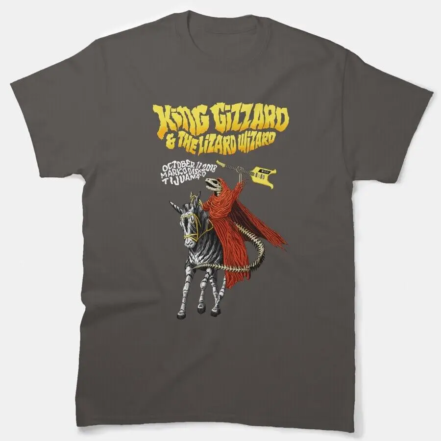 King Gizzard & The Lizard Wizard Tijuana Classic T-Shirt Graphic Shirt High Quality 100%Cotton Short Sleeve