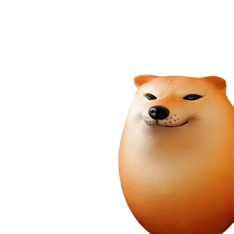 MACH-Egg 犬 柴犬 リアルな卵型 デスクデコレーション 犬と卵の組み合わせ飾り ホームオフィス用 楽しいクリスマスプレゼント