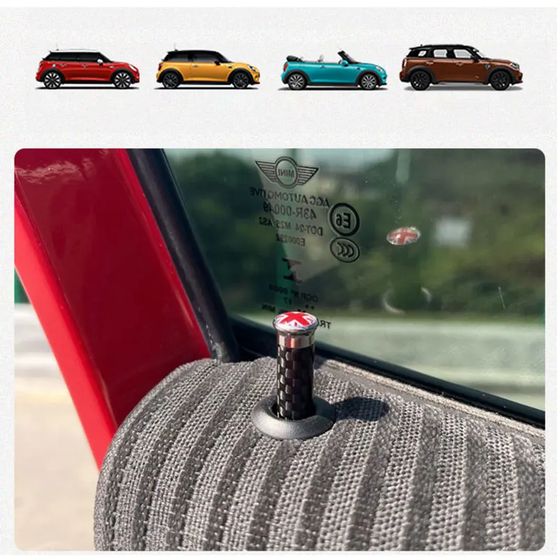 A Pair New Style Car Door Security Lock Pin In-Car Personaliz Decor Accessories For BMW MINI JWC F53 F54 F55 F56 R55 R56 R60 R58