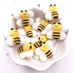 Hand Painted Resin Kawaii Colorful Cartoon Animal Flatback Stone Figurine 10PCS Scrapbook DIY Decor Home Accessories Crafts