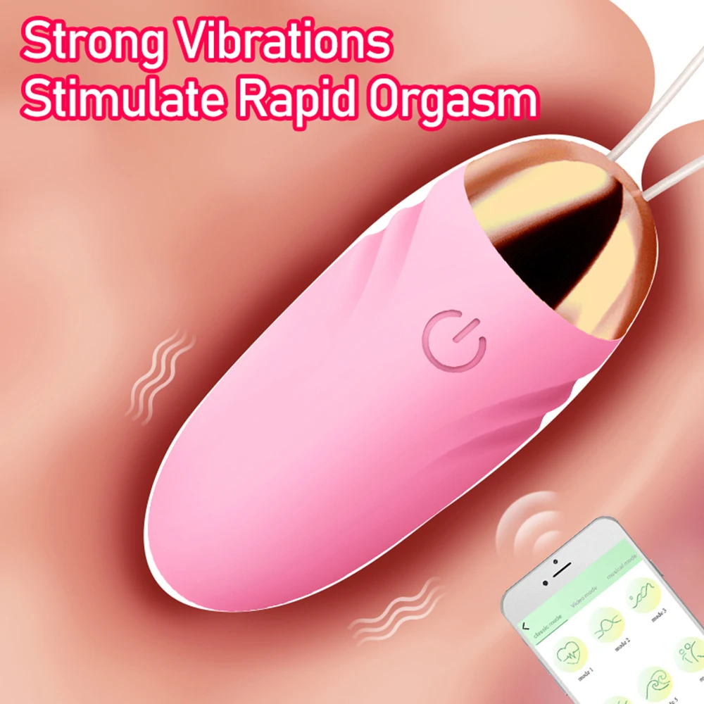 Bluetooth App Mini Bullet Vibrator for Women Clit Stimulator Wireless Remote Pantie Vibrating Love Egg Female Sex Toy for Adults