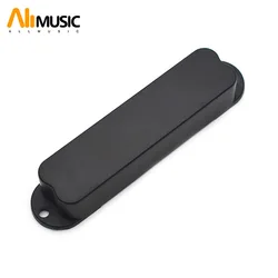 2Pcs Black Sealed Closed Type Single Coil Pickup Covers/Lid/Shell/Top for Electric Guitar