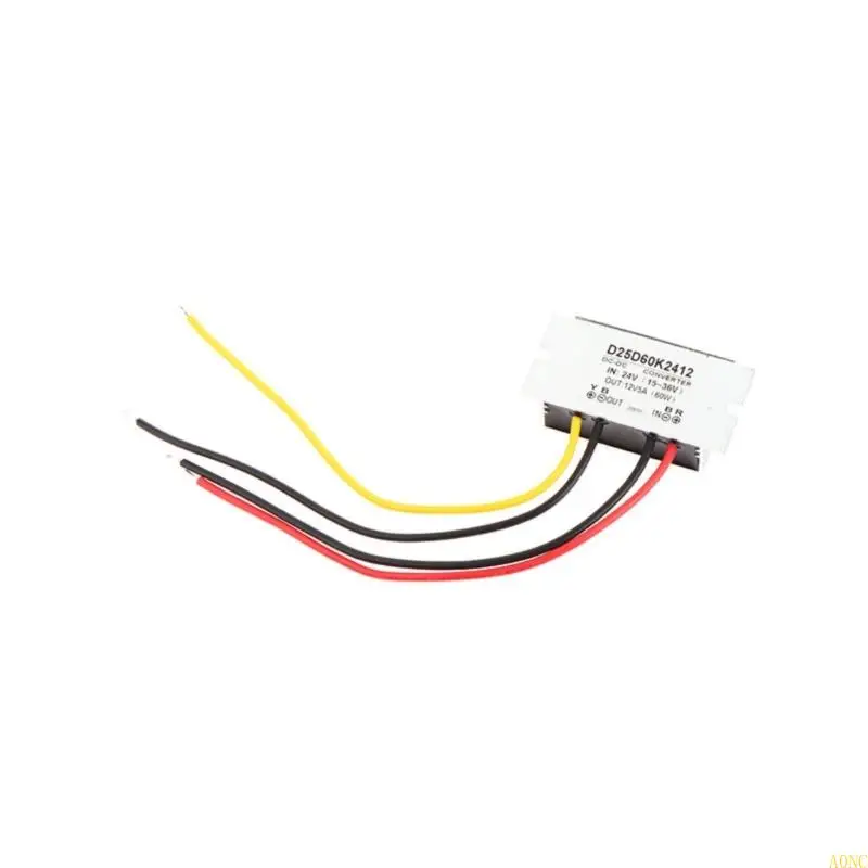 A0NC 24V To 12V 5A Regulator Reducer Converter Step Down Model Power Converter Regulator for Car Accessories