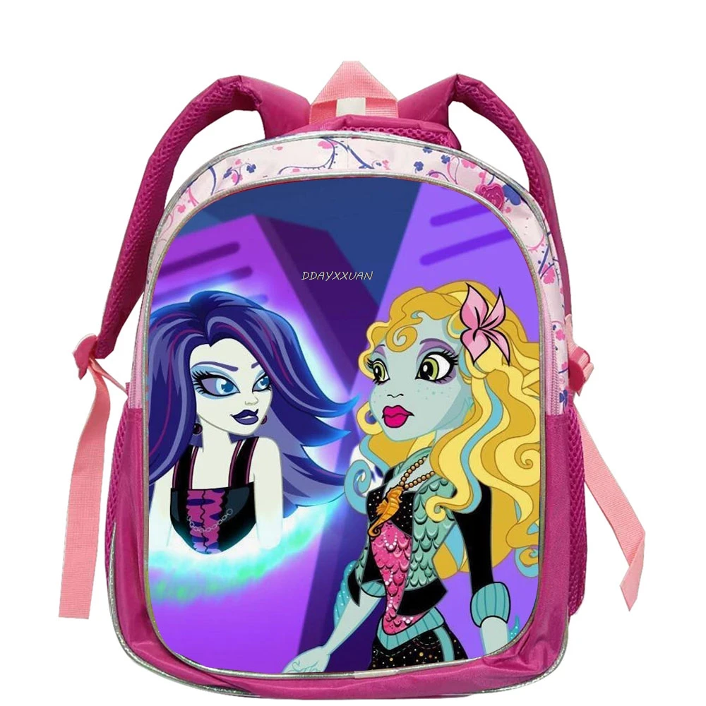 Monster High Cartoon Baby Boys zaini piccoli stampa Hero Spiderman Kids School Bags per bambini zainetto