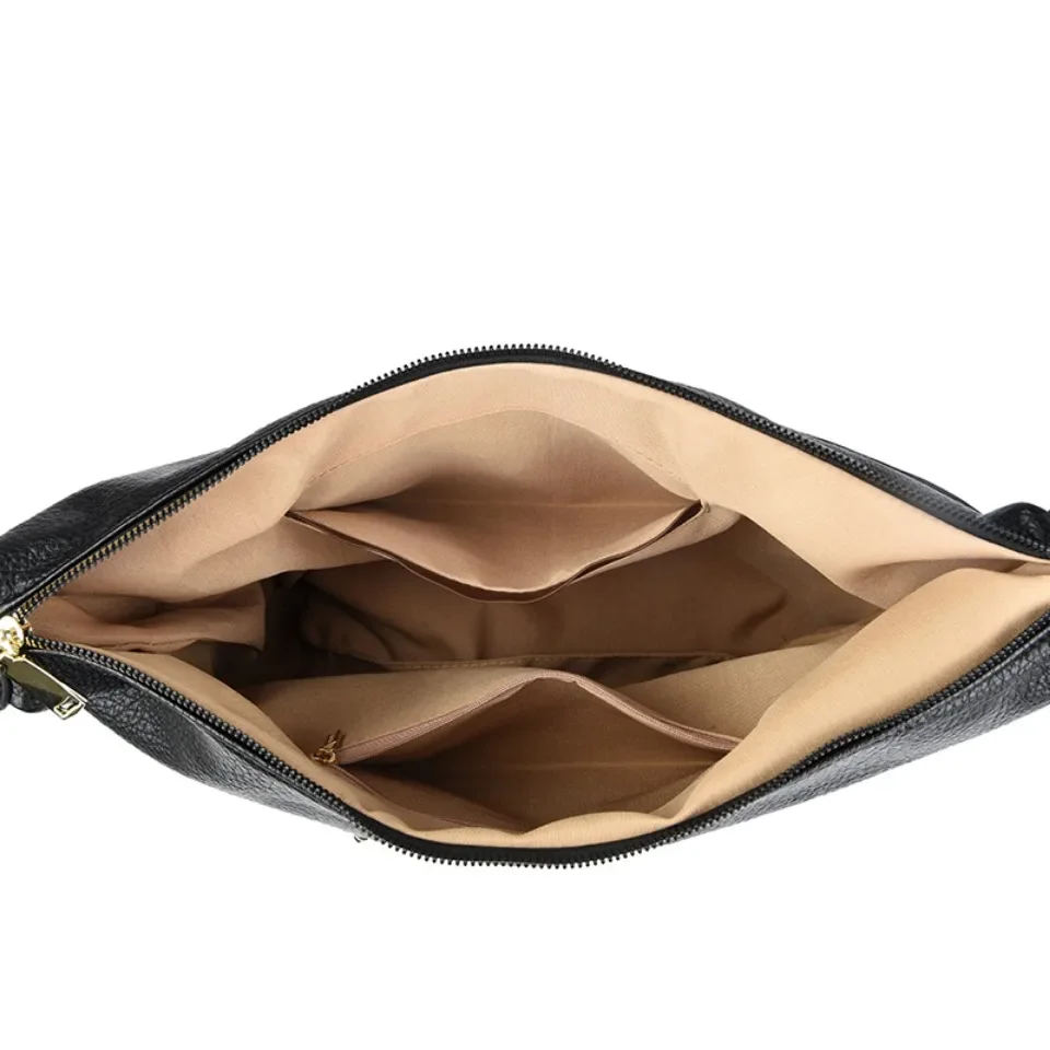 Alta qualidade grande capacidade de couro do plutônio das mulheres crossbody hobo saco do vintage feminino ombro mensageiro cor sólida bolsa compras