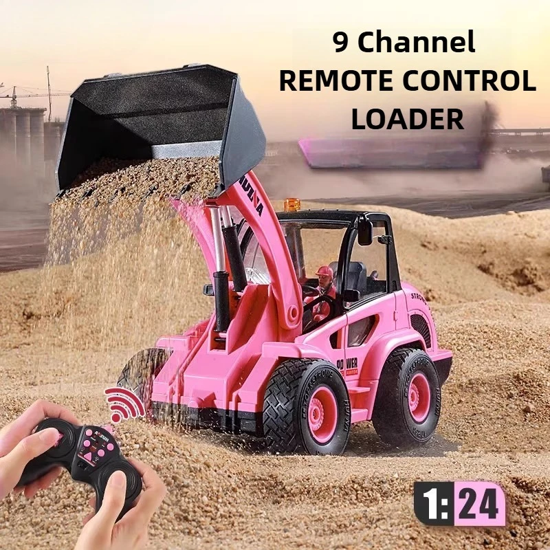 

Huina 518 RC погрузчик 1/24 моделирование RC механический инженерный автомобиль свет электрический дистанционное управление модель автомобиля игрушка подарок на праздник