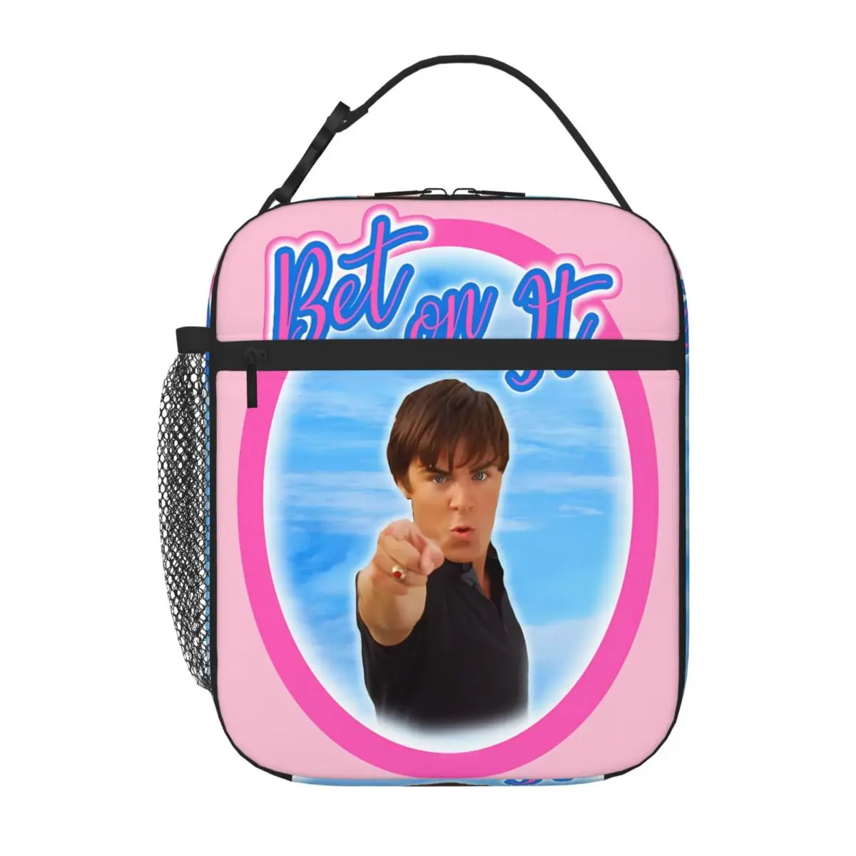 Bestselling Troy Bolton Says Bet On It High School Musical Animal Face Snack Bag Outdoor Picnic Carry Lunch Bag