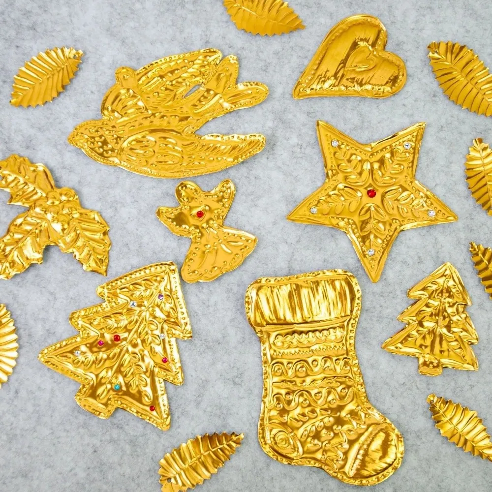 70 micron Thick Engraving Drawing paper Gold Foil Handmade Aluminum Foil Art Paper Engraving 20*30cm Foil Paper