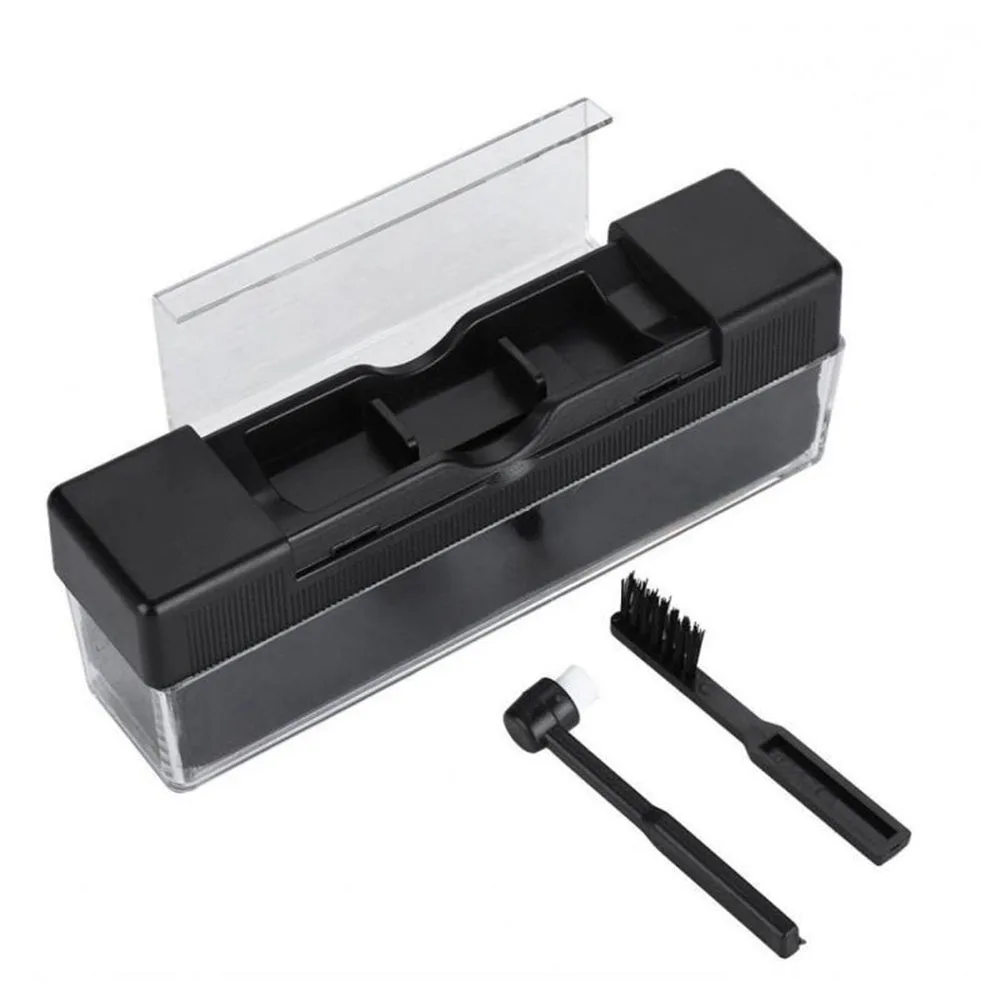 

Vinyl Record Cleaner Carbon Fiber Brush Black Phono Accessory Non Scratch Safe ABS Material Dust Tool Music Instrument
