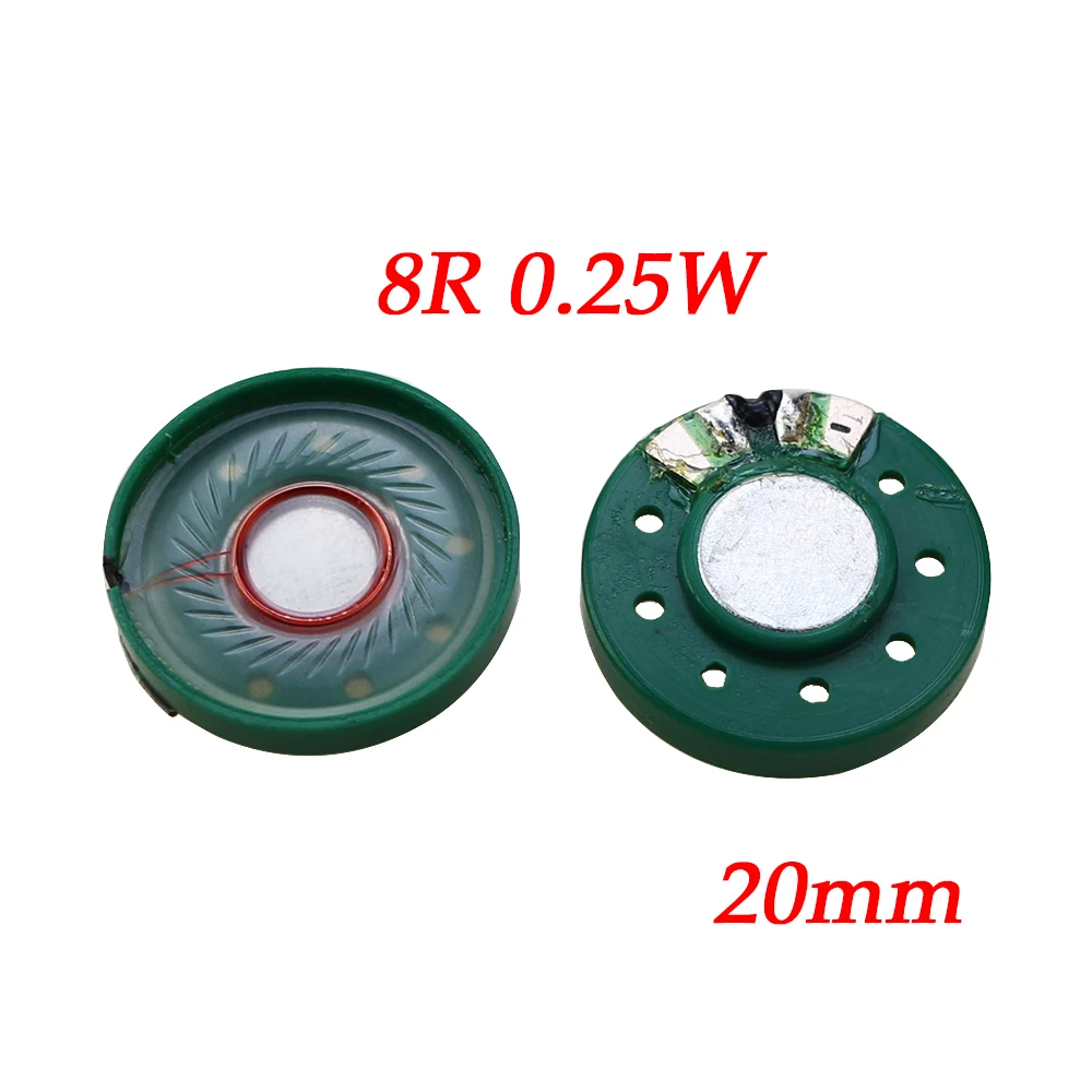 Ultra-thin Speaker Doorbell Horn Toy-car Horn 8 Ohms 0.5W 0.25W 8R  Speaker 20 21 23 27 29 MM Diameter loudspeaker