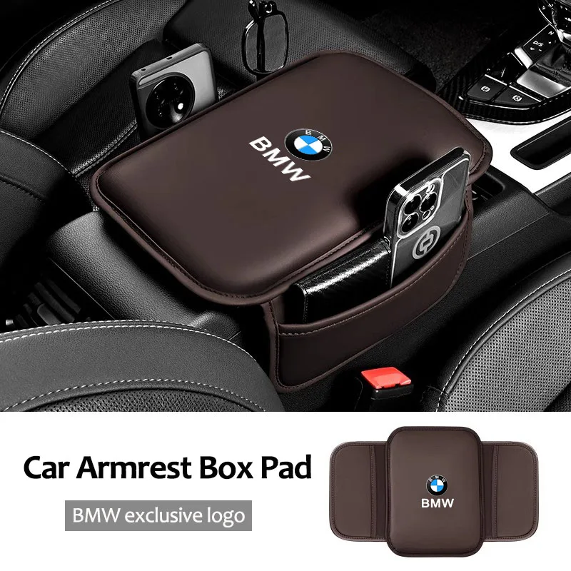 Автомобильный кожаный подлокотник, усиленная Защитная Подушка, подлокотник из пены с эффектом памяти, подушка для BMW серии G30 G20 E90 G06 G11 F20 GT E39 I3 I5
