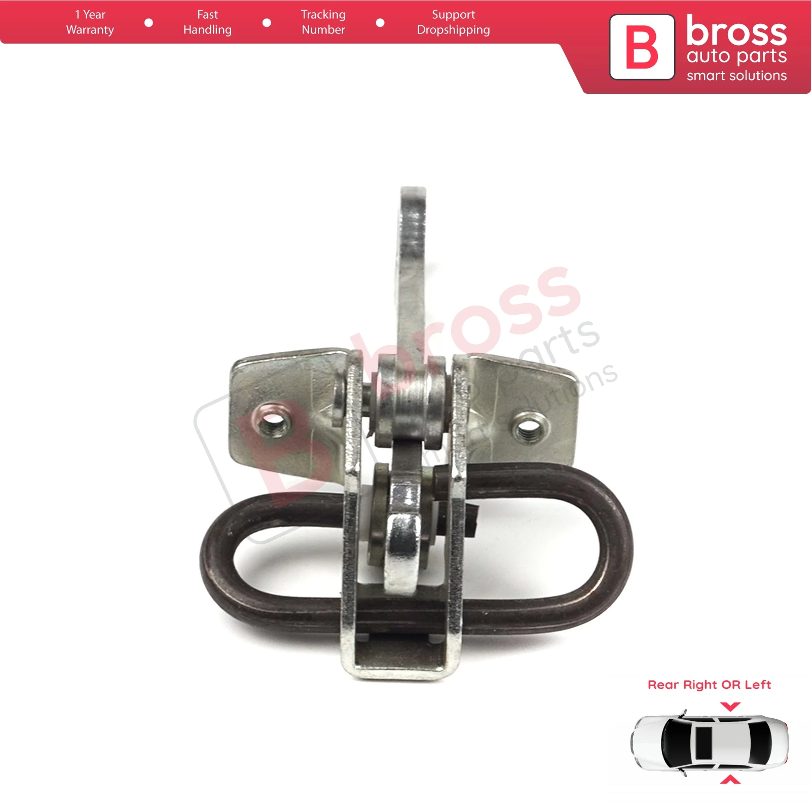 Bross قطع غيار السيارات BDP703 الباب الخلفي المفصلي وقف تحقق حزام المحدد 5160229 ؛ 90508651 ل فوكسهول أوبل فيكترا B السفينة من تركيا