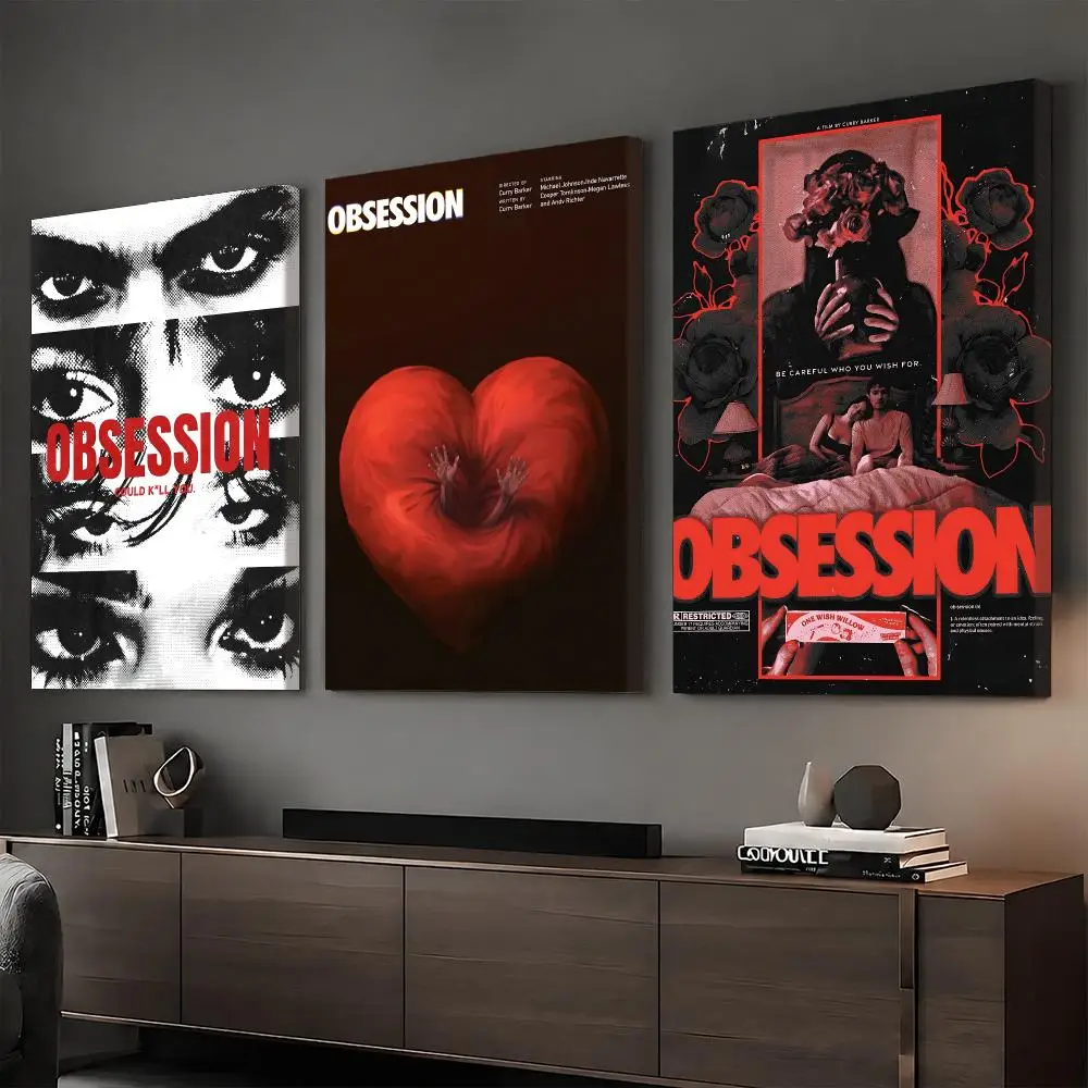 Movie O-Obsession Framed Wall Painting Vintage Framed Wall Art Poster Canvas Elegant Home Decor Painting