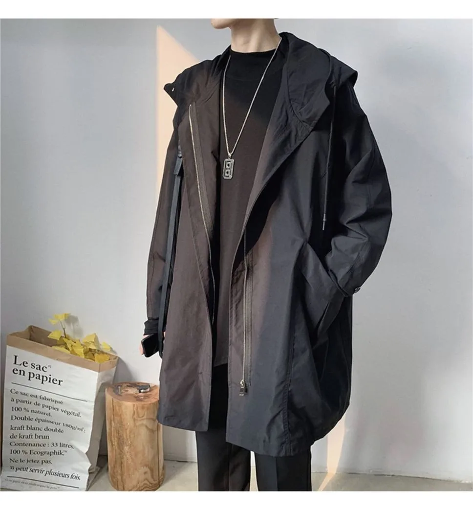 

Мужской классический коричневый тренчкот в европейском стиле, с множеством карманов, прочный, для работы и отдыха, осень-зима-весна