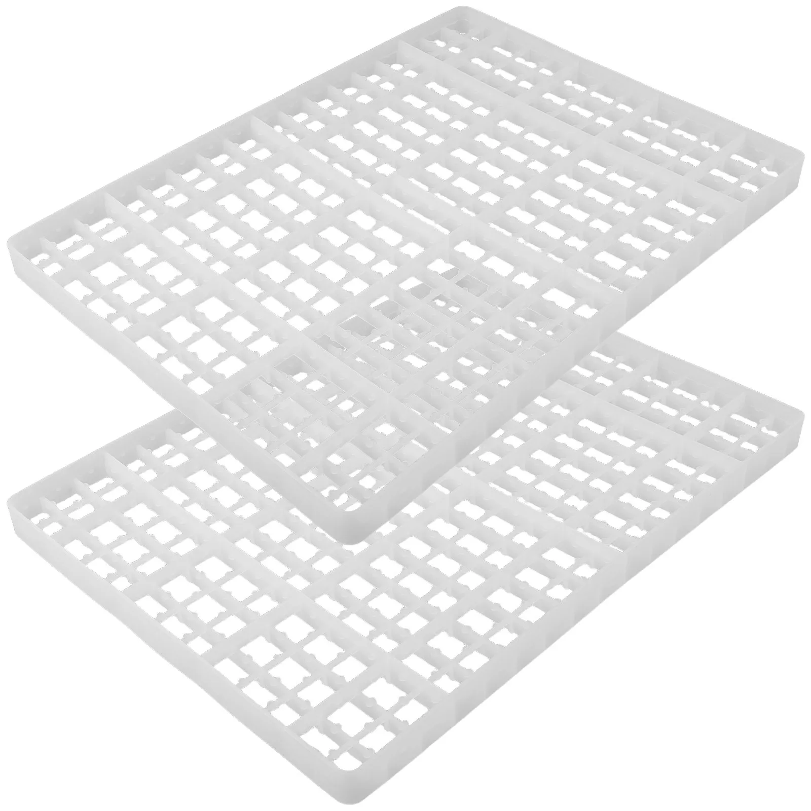 2PCS Egg Incubator Tray Grid Chicken Eggs Incubator Tray Quail Egg Turner For Duck Quail Bird Poultry Egg Hatching Accessories