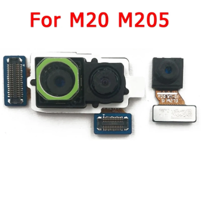 

Задняя большая камера основная задняя для Samsung Galaxy M20 M205F передняя сторона гибкий кабель маленький