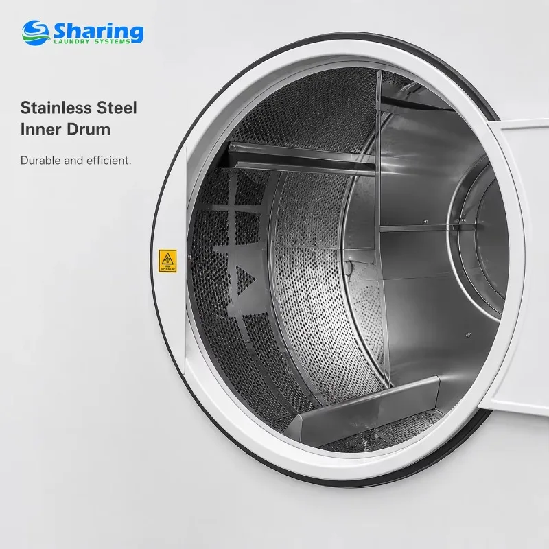 Airo Automatic 50kg Heavy Duty Clothes Drying Machine Large Capacity Industrial Laundry Tumble Dryer