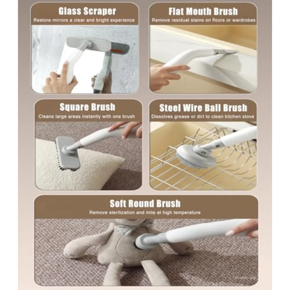Chemical-Free Cleaning Portable Steam Cleaner Deep Cleaning Solution Extended Usage Time Home Furniture Cleaning
