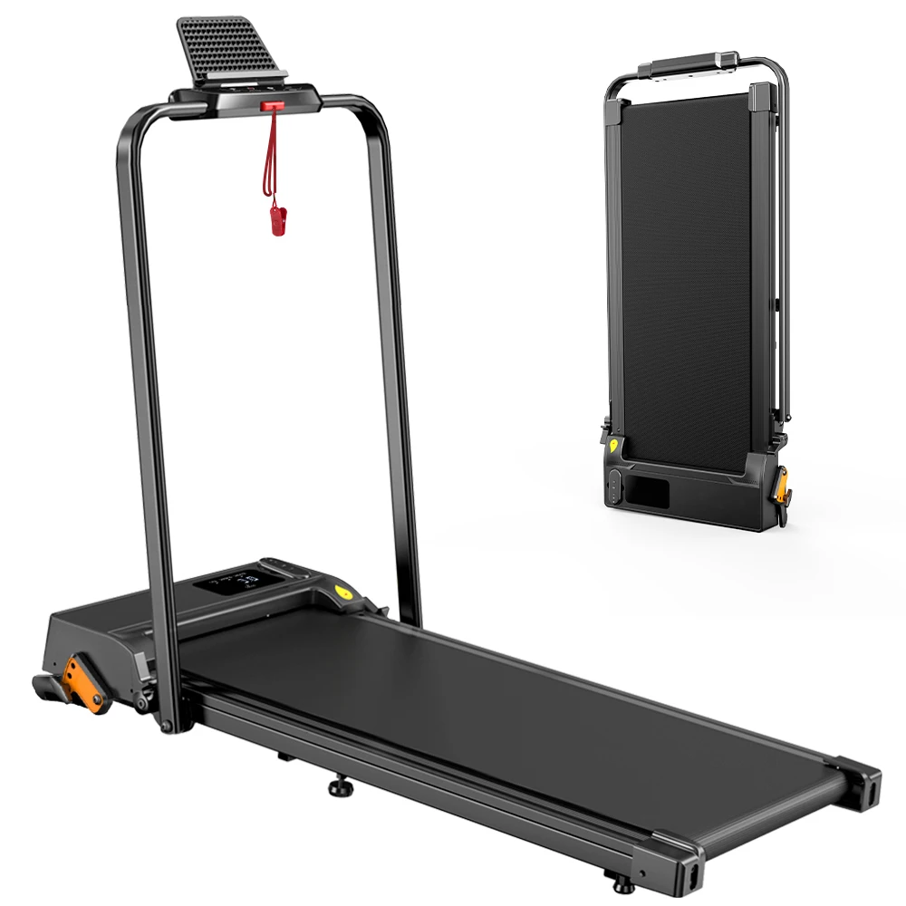 Formill FT52 4-in-1 opvouwbare loopband 2,5 pk, 12 km/u, handmatige helling op 3 niveaus, 265 lbs belasting, stille LED, schokabsorberend thuisgebruik