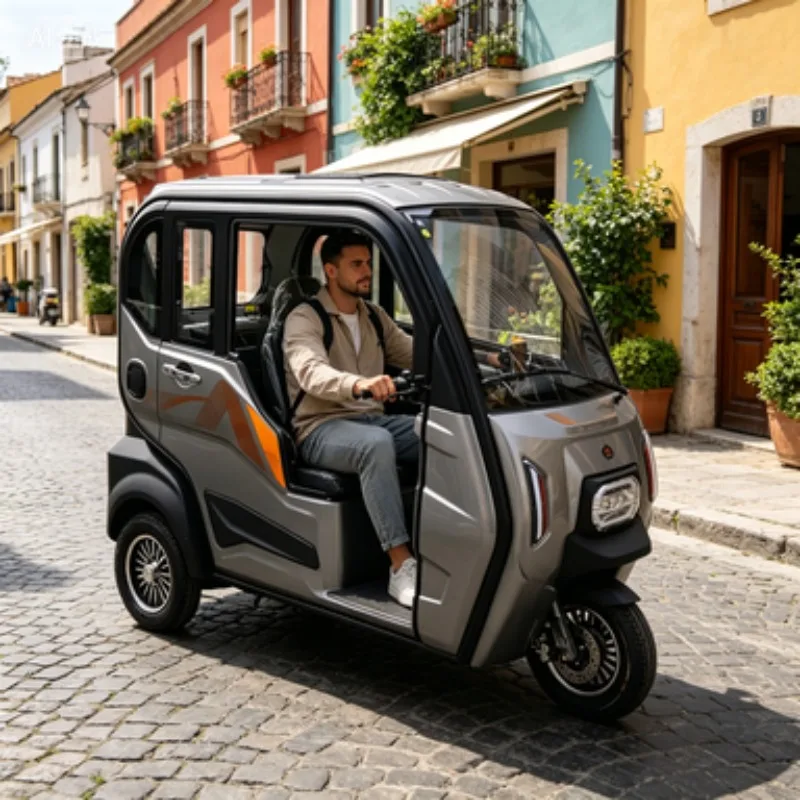 Tricycle Electric 3 Wheel Electric Tricycle Motorcycle and 3 Wheels Bike With Roof Electric Tricycle for Sale