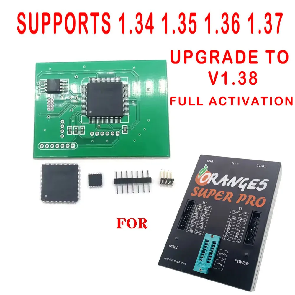 Orange5 v1.38 Zestaw PCB Chip Upgrade dla Orange 5 Super Pro ECU Programmer Pełna aktywacja do aktualizacji Orange V1.37 V1.36 V1.35 1.3