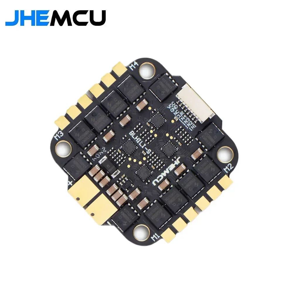 JHEMCU RuiBet 60A/65A 3-6S/65A 8S Dshot600 BLHELI_S 4in1 ESC Integrierte TVs Rohr Pole Abstand 30,5x30,5mm FPV Freestyle Drone