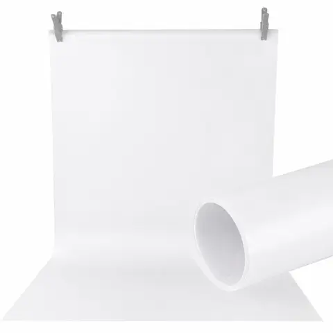 Anti-wrinkle PVC Photo Background Matte Finish Waterproof Matte Backdrop White Black White Backdrop Photography