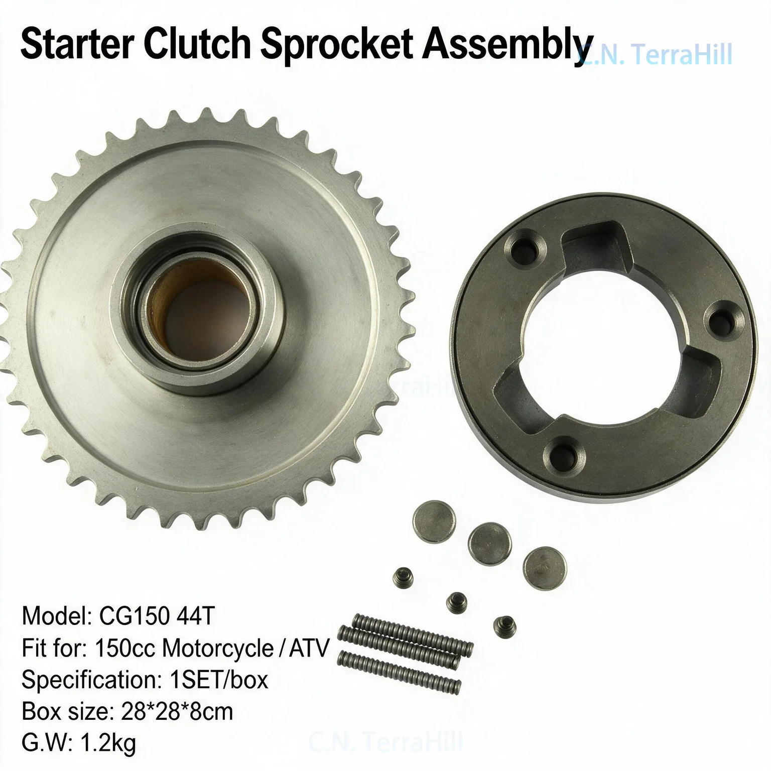Clutch Assembly Kit CBT250 CA250 CB250 Replacement Part for Motorcycle Engine