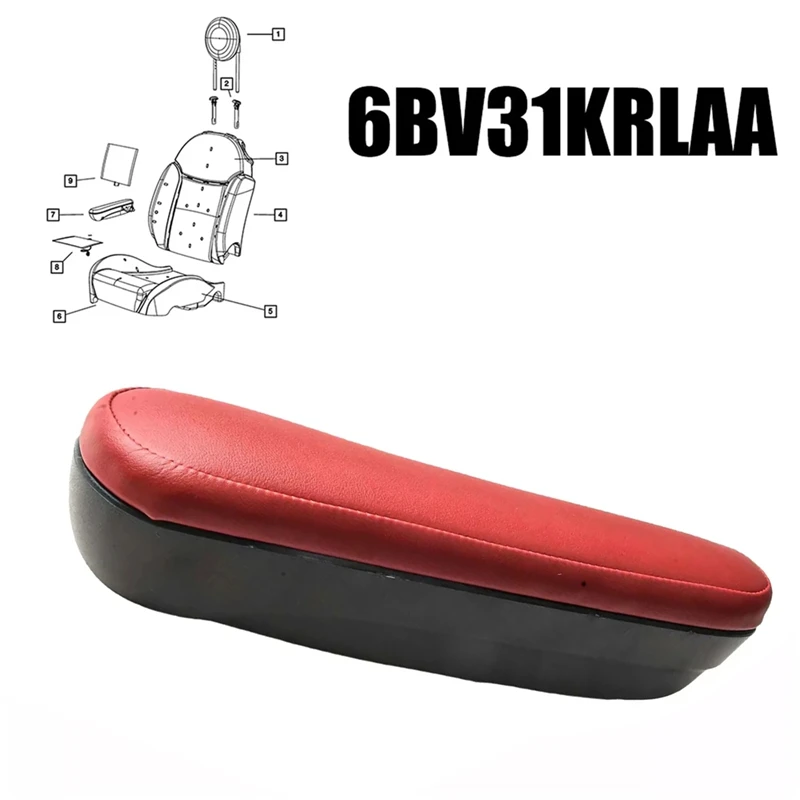 

6BV31KRLAA Car Front Left Inboard Seat Armrest For FIAT 500 2016-2019-N25R