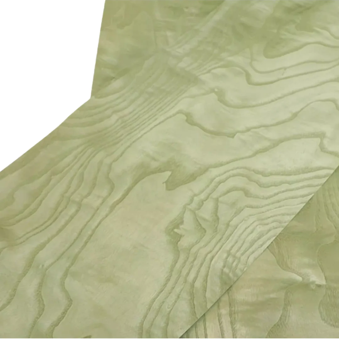 

Size：2.5x0.32meter Thick:0.3mm Matcha Green Ash Wood Veneer Sheet Dyed Figured Grain for Home Decor Wall Paneling Furniture DIY