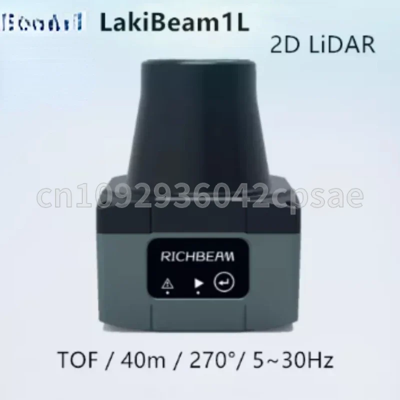 

Радар RICHBEAM LakiBeam1L, 40 м, 5–30 Гц, датчик 2D LiDAR промышленного класса для картографирования и предотвращения препятствий AGV