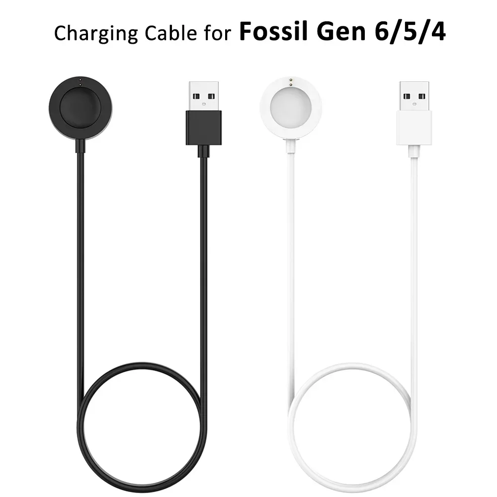 

USB Charging Cable for Fossil Gen 6 / Gen 5 4 Magnetic Charger Dock for Misfit Vapor 2 Sport Rapid Smart Watch Accessories