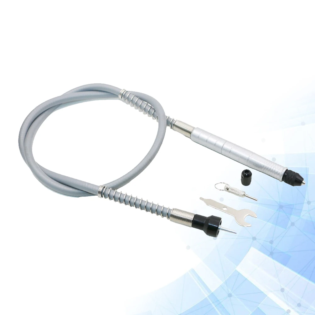 

1PC Electric Drill Connecting Rod Power Rotary Tool Flex Shaft Flexible Silver Aluminum for Polishing Wire Brush Grinding