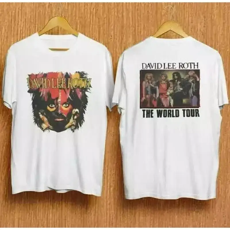Vintage rare David Lee Roth The World Tour 1986 t-Shirt Double Sided